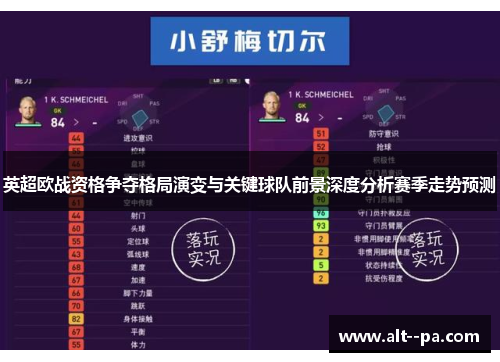 英超欧战资格争夺格局演变与关键球队前景深度分析赛季走势预测